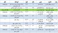 تقویم آموزشی شهریور 1396